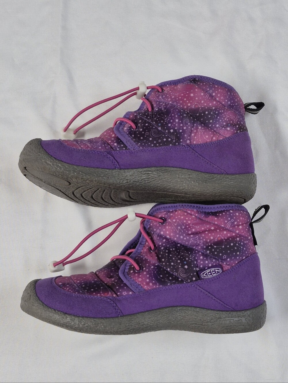 KEEN Howser II Chukka Mid Boot Waterproof Girls Tillandsia Purple Size 4 - Picture 4 of 9